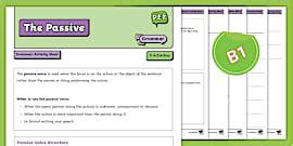 B1 Preliminary (PET) - Grammar Activity Sheet (Adverbs)