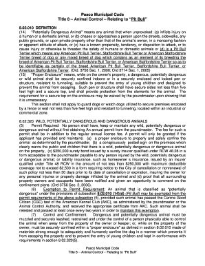 Fillable Online PIT BULL TERRIER BREED Fax Email Print - pdfFiller