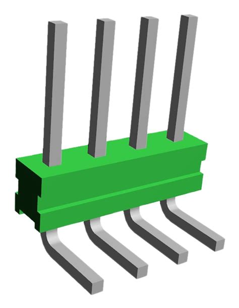 825437-4 TE Connectivity | TE Connectivity AMPMODU MOD II Series Right ...