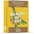Nourish Organics Banana Oats Bar (Banana Nut Bar), 30g (Pack of 6 ...