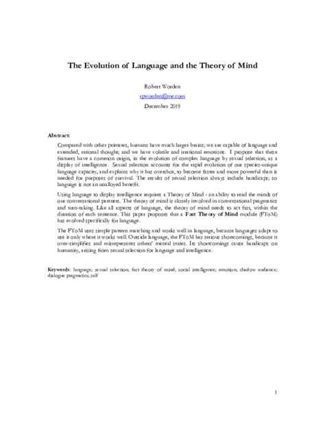 Image result for Language Evolution Theory