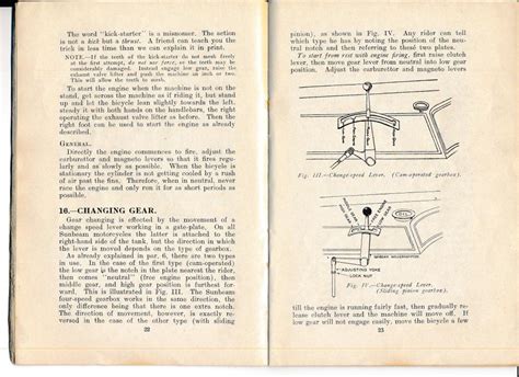 Sunbeam Motorcycle Manual original used 1926 | BRITISH Only Austria ...