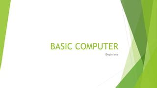 Basic Computer Tutorial 5-Second 的图像结果