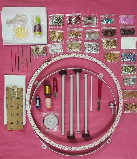 TANISHA FASHIONS, ARTS & CRAFT STORE Aari Work Beginners Kit - With 18 ...