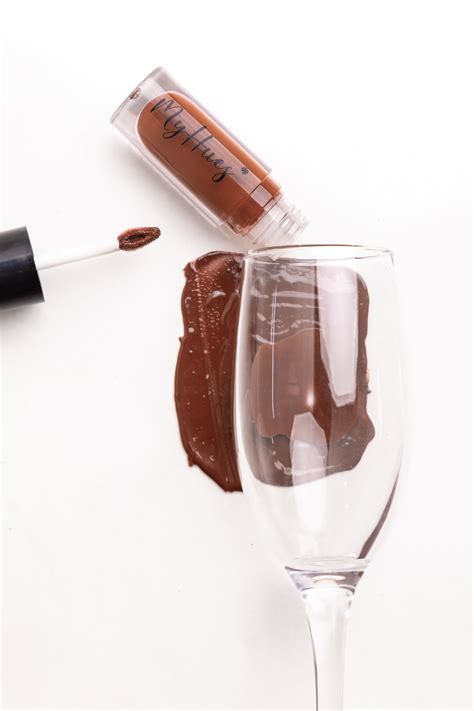 MyHues HyGlow Lip Elixir Amya (Caramel Brown) | MyHues Cosmetics