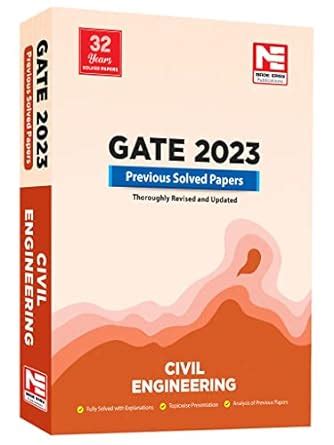 Buy GATE 2023 : Civil Engineering Previous Solved Papers Book Online at ...
