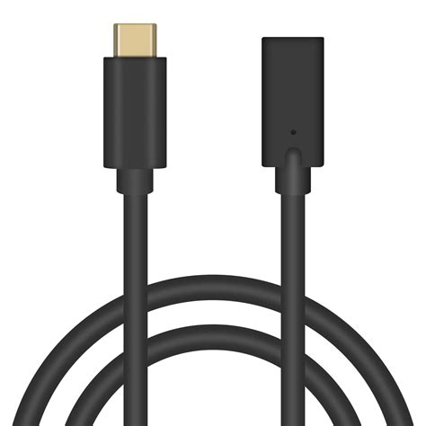 Poyiccot USB C Extension Cable 3.3ft, USB C Extender Type C Cord 10gbps ...