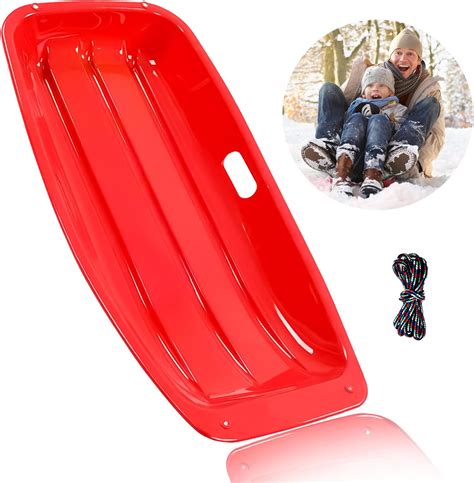 Amazon.com : Snow Sleds for Kids and Adult,Sleds for Kids with Handle ...