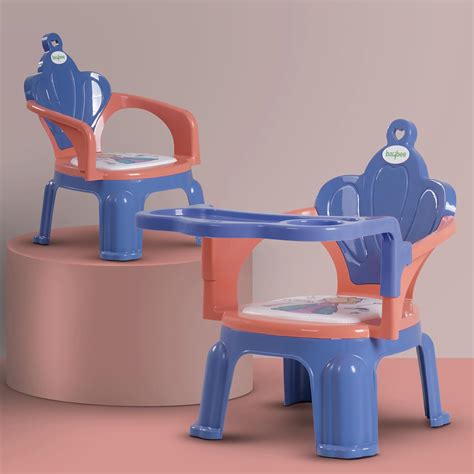 Buy BAYBEE Emperia Plastic Baby Chair For Kids Study Table Chair With ...