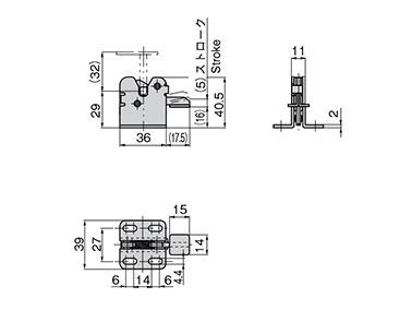 Compact Snatch Lock (C-1451 / Stainless Steel) | TAKIGEN | MISUMI India