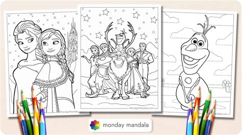 Free Printable Full Size Frozen Coloring Pages - Totally Free Printables