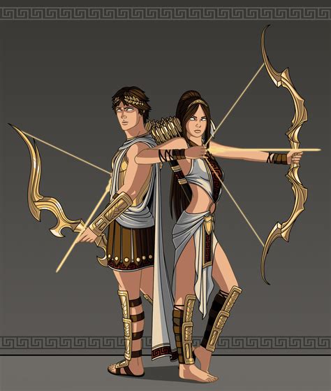 Apollo and Artemis Updated by Hiroki8 on DeviantArt