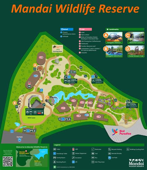 Singapore Zoo Map Singapore Zoo Wildlife Reserves