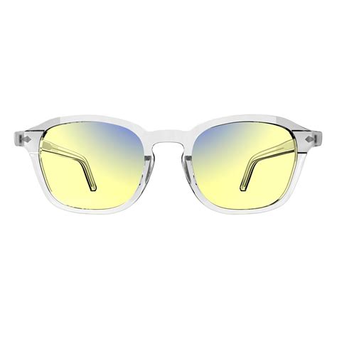 Buy Sleepaxa Eclat Crystal White Yellow-Tinted Gaming Glasses ...