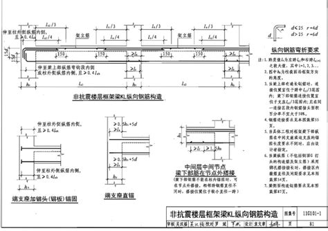 某非框架梁的节点构造详图_节点详图_土木网