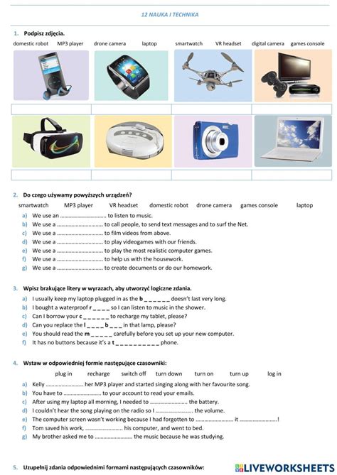 Technology Vocabulary Worksheet 的图像结果