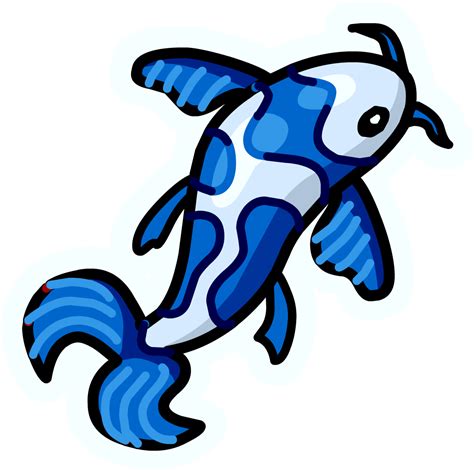 Image - Blue Koi Fish Png Clipart - Full Size Clipart (#1799535 ...