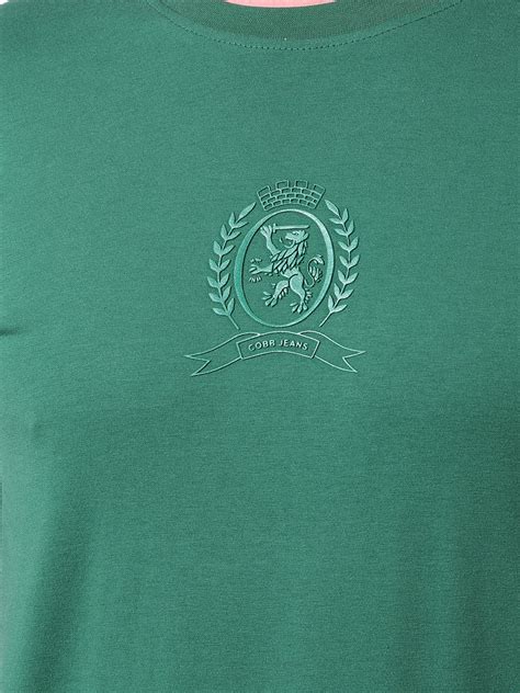 COBB GREEN PRINTED ROUND NECK T-SHIRT – Cobbitalyofficial
