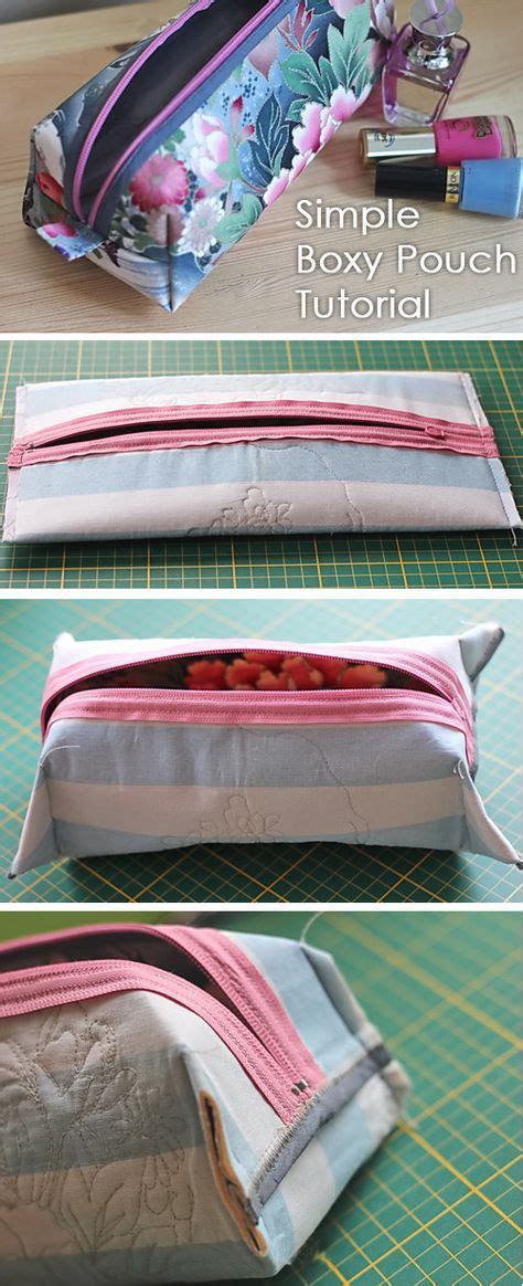 Image result for How to Make a Boxy Pouch Tutorial