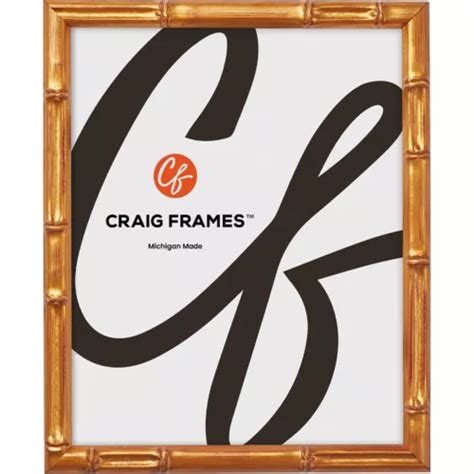 Craig frames Vintage Tropical Bamboo Gold Picture Frames, India | Ubuy
