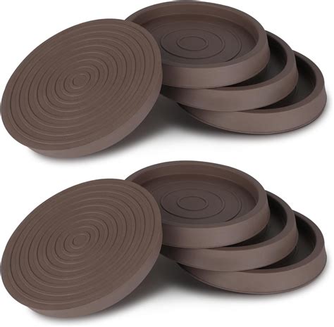 8Pcs Non Slip Furniture Pads, 2.5" Round Furniture Coasters Cups ...