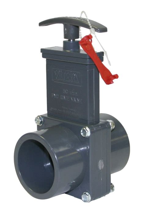 Valterra 8101X PVC Gate Valve, 50 mm Slip w/Gate Keeper, PVC : Amazon ...