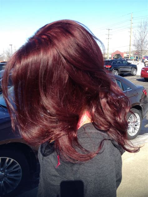 Dark cherry red hair – Artofit