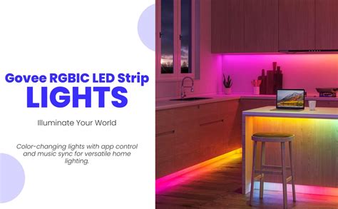 Buy Govee LED Strip Lights RGBIC, 16.4ft Bluetooth Color Changing ...