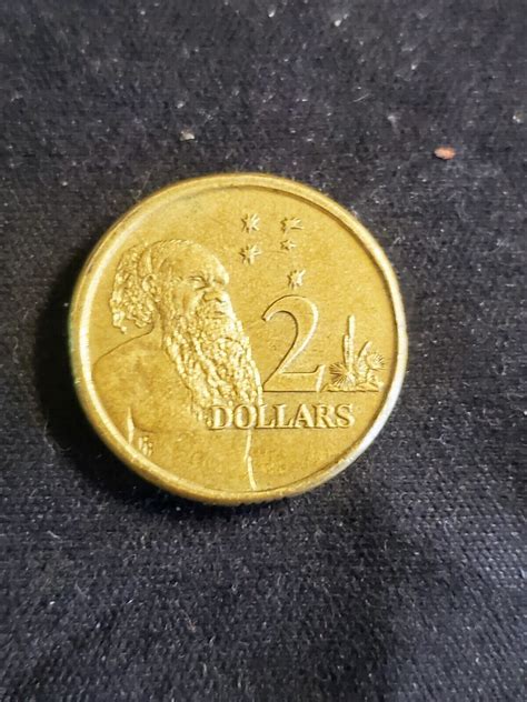 RARE 1988 AUSTRALIAN $2 TWO DOLLAR COIN with HH & RDM INITIALS ...