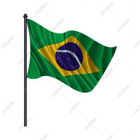 Ondeando La Ilustración De La Bandera De Brasil PNG , Brasil Bandera ...