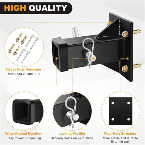 DACK Hitch Wall Mount, Bolt-On Receiver Tube India | Ubuy