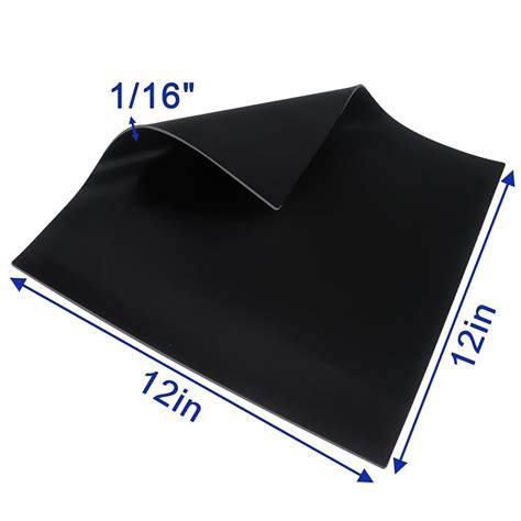 NBR Rubber Sheet 12x12" Nitrile Rubber Sheet - 1/16" Thick NBR Oil ...