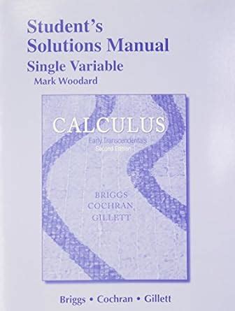 Buy Student Solutions Manual, Single Variable for Calculus: Early ...