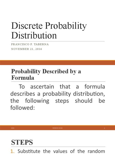 Discrete Probability Distribution 的图像结果