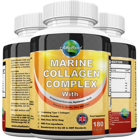 Marine Collagen Complex 2616mg with Hyaluronic Acid India | Ubuy