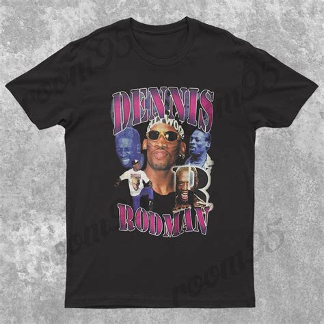 Dennis Rodman Shirt / Vintage Dennis Rodman T Shirt / Unisex T-shirt - Etsy