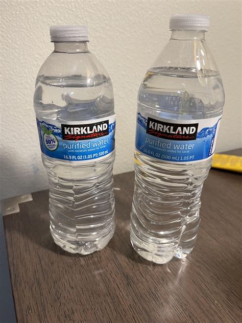 Why is the Kirkland water bottle packaging different between bottles ...