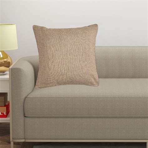 Buy Yellow Weaves Jute Texture Cushion Covers, 12 X 12 Inches, Beige, 1 ...