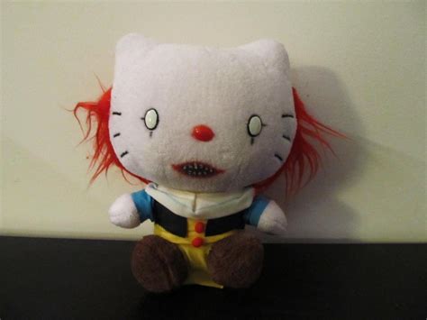 Pennywise the Clown creepy Hello Kitty doll It Stephen King | #1871173747