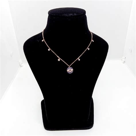 Buy quality Pure silver evil eye pendant chain for women adjustable in ...