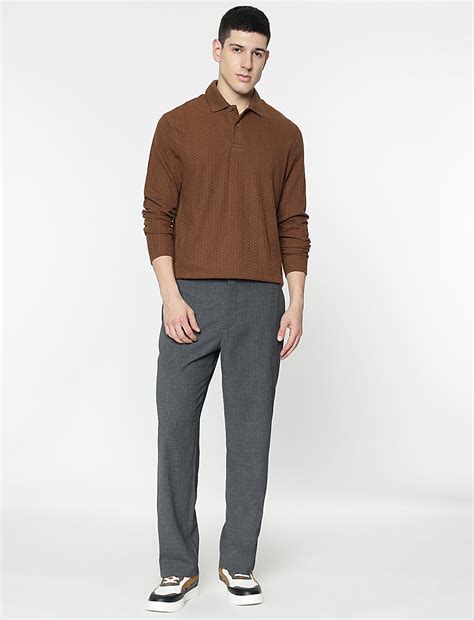 Buy Cotton Rich Self Design Polo T-Shirt at Marks & Spencer