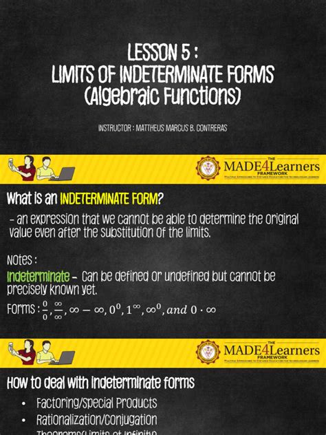 Image result for Indeterminate Form Types
