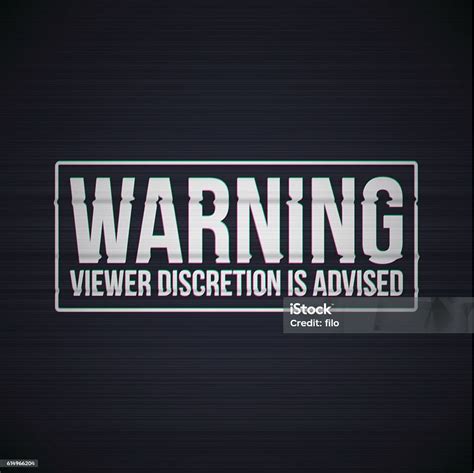 Image result for Viewers Discretion Is Advised Message