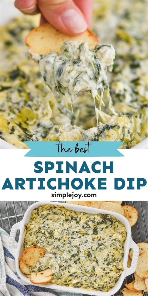 Easy spinach and artichoke dip – Artofit
