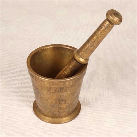 Buy Vintage Brass Pestle and Mortar online | IndianShelf