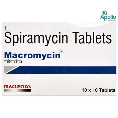 SPIRAMYCIN: Uses, Side Effects and Medicines | Apollo Pharmacy