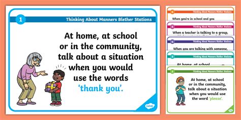 Thinking About Manners Blether Stations