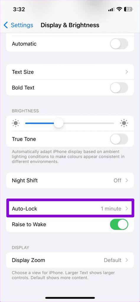 Image result for Auto Lock Setting