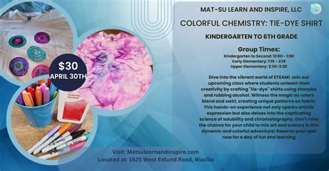 Colorful Chemistry: Tie - Dye Shirts, 1625 West Edlund RoadWasilla ...