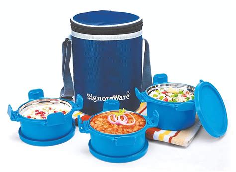 Buy SignoraWare 500ml+350ml+350ml Smart Microwave Safe Twin Executive ...